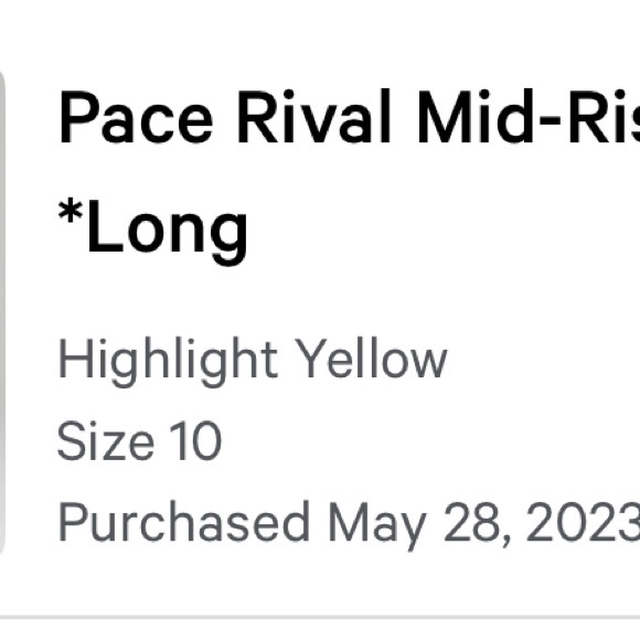 Lululemon Pace Rival Skirt- 10 Long. Highlight Yellow. Rarely worn - EUC - Picture 6 of 6